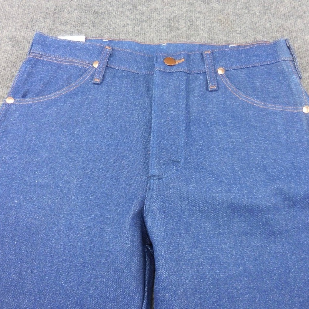 NOS 90's Wrangler 936DEN Slim Fit 32x30 Cowboy Cut Jeans USA Blue 100% Cotton - Picture 9 of 9